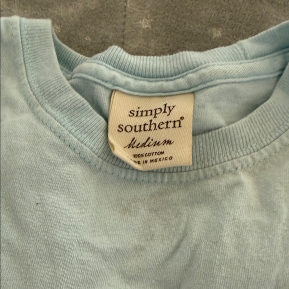 Simply Southern Sky Blue Pullover - Picture 2 of 3
